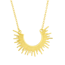 Load image into Gallery viewer, 18 K Gold Plated Starry Clavicle Silver Necklace