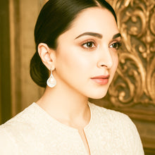 Load image into Gallery viewer, Bali Natural Pearl Dangling Silver Earrings
