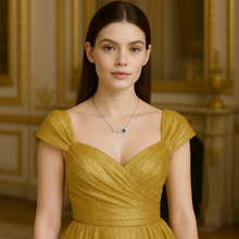 Load image into Gallery viewer, Dazzling Star Swarovski Crystal Silver Necklace