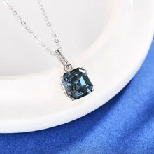 Load image into Gallery viewer, Elegant Kate Swarovski Crystal Silver Necklace