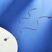 Load image into Gallery viewer, Elegant Kate Swarovski Crystal Silver Necklace