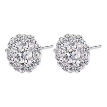 Load image into Gallery viewer, Venetian Solitaire MOISSANITE Queens Earrings