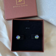 Load image into Gallery viewer, Colorful Florentine Swarovski Silver Earrings