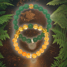 Load image into Gallery viewer, Green Aventurine & Citrine Couple Bracelet