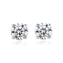 Load image into Gallery viewer, London Solitaire MOISSANITE (4 ct) Queens Earrings
