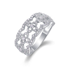 Load image into Gallery viewer, Tuscany Floral Dream Moissanite Silver Ring