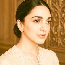 Load image into Gallery viewer, Pink Natural Pearl Silver Earrings (11 MM)