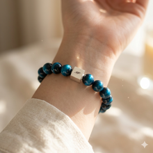 Load image into Gallery viewer, Blue_Tiger_eye_Infinity_Bracelet_1