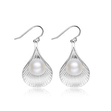 Load image into Gallery viewer, Bali Natural Pearl Dangling Silver Earrings