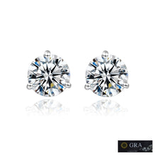 Load image into Gallery viewer, Berlin Solitaire MOISSANITE Queens Earrings