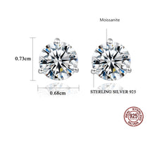 Load image into Gallery viewer, Berlin Solitaire MOISSANITE Queens Earrings