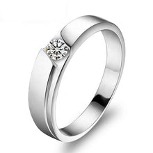 Load image into Gallery viewer, Kevin & Britney Adjustable Couple Silver Ring