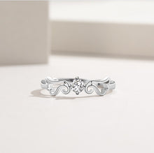 Load image into Gallery viewer, Kevin & Britney Adjustable Couple Silver Ring