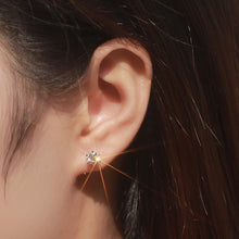 Load image into Gallery viewer, Barcelona Solitaire MOISSANITE Queens Earrings