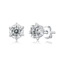 Load image into Gallery viewer, Milano Solitaire MOISSANITE Queens Earrings