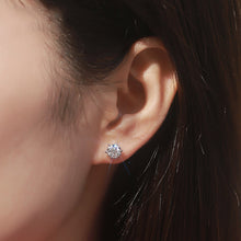 Load image into Gallery viewer, Milano Solitaire MOISSANITE Queens Earrings