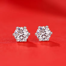 Load image into Gallery viewer, Barcelona Solitaire MOISSANITE Queens Earrings
