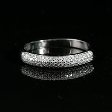 Load image into Gallery viewer, Parisian Eternal Flower Zircon Couple Silver Ring