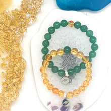 Load image into Gallery viewer, Green Aventurine & Citrine Couple Bracelet