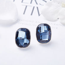 Load image into Gallery viewer, Luxurious Large Swarovski Crystal Silver Earrings
