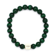 Load image into Gallery viewer, Malachite_infinity_bracelet_1