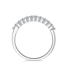Load image into Gallery viewer, Milano Solitaire Band MOISSANITE Silver Ring