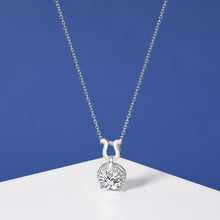 Load image into Gallery viewer, Milano Royal Solitaire  MOISSANITE Queens Necklace
