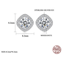 Load image into Gallery viewer, London Solitaire MOISSANITE Queens Earrings