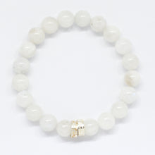 Load image into Gallery viewer, Moonstone_Double_Flat_bracelet_00