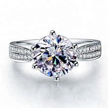 Load image into Gallery viewer, New York Solitaire Zircon Preset Silver Ring