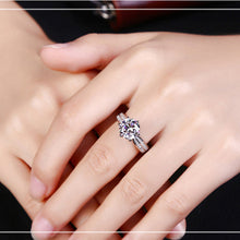 Load image into Gallery viewer, New York Solitaire Zircon Preset Silver Ring