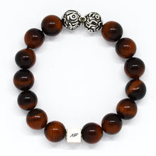Load image into Gallery viewer, Red_tiger_eye_bracelet_1