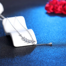 Load image into Gallery viewer, Bohemian Trendy Leaf pendant Silver Necklace
