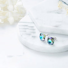 Load image into Gallery viewer, Colorful Florentine Swarovski Silver Earrings
