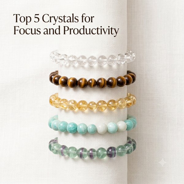 Top 5 Crystals for Focus and Productivity