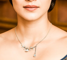 Load image into Gallery viewer, Bohemian Trendy Leaf pendant Silver Necklace
