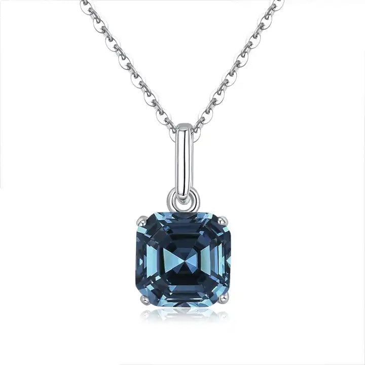 Elegant Kate Swarovski Crystal Silver Necklace