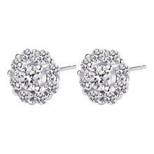 Load image into Gallery viewer, Venetian Solitaire MOISSANITE Queens Earrings
