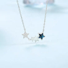 Load image into Gallery viewer, Dazzling Star Swarovski Crystal Silver Necklace
