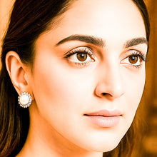 Load image into Gallery viewer, Starry White Natural Pearl Silver Earrings

