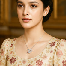 Load image into Gallery viewer, Marie au Swan MOISSANITE (2 ct) Silver Necklace

