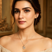 Load image into Gallery viewer, Marie au Swan MOISSANITE (2 ct) Silver Necklace
