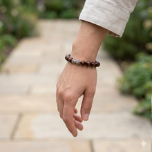 Load image into Gallery viewer, Red_tiger_eye_Round_Crystal_Bracelet_1
