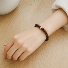 Load image into Gallery viewer, Red_tiger_eye_Double_bead_bracelet_1
