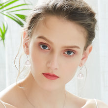 Load image into Gallery viewer, Bali Natural Pearl Dangling Silver Earrings
