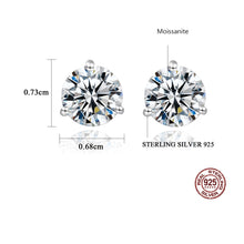 Load image into Gallery viewer, Berlin Solitaire MOISSANITE Queens Earrings
