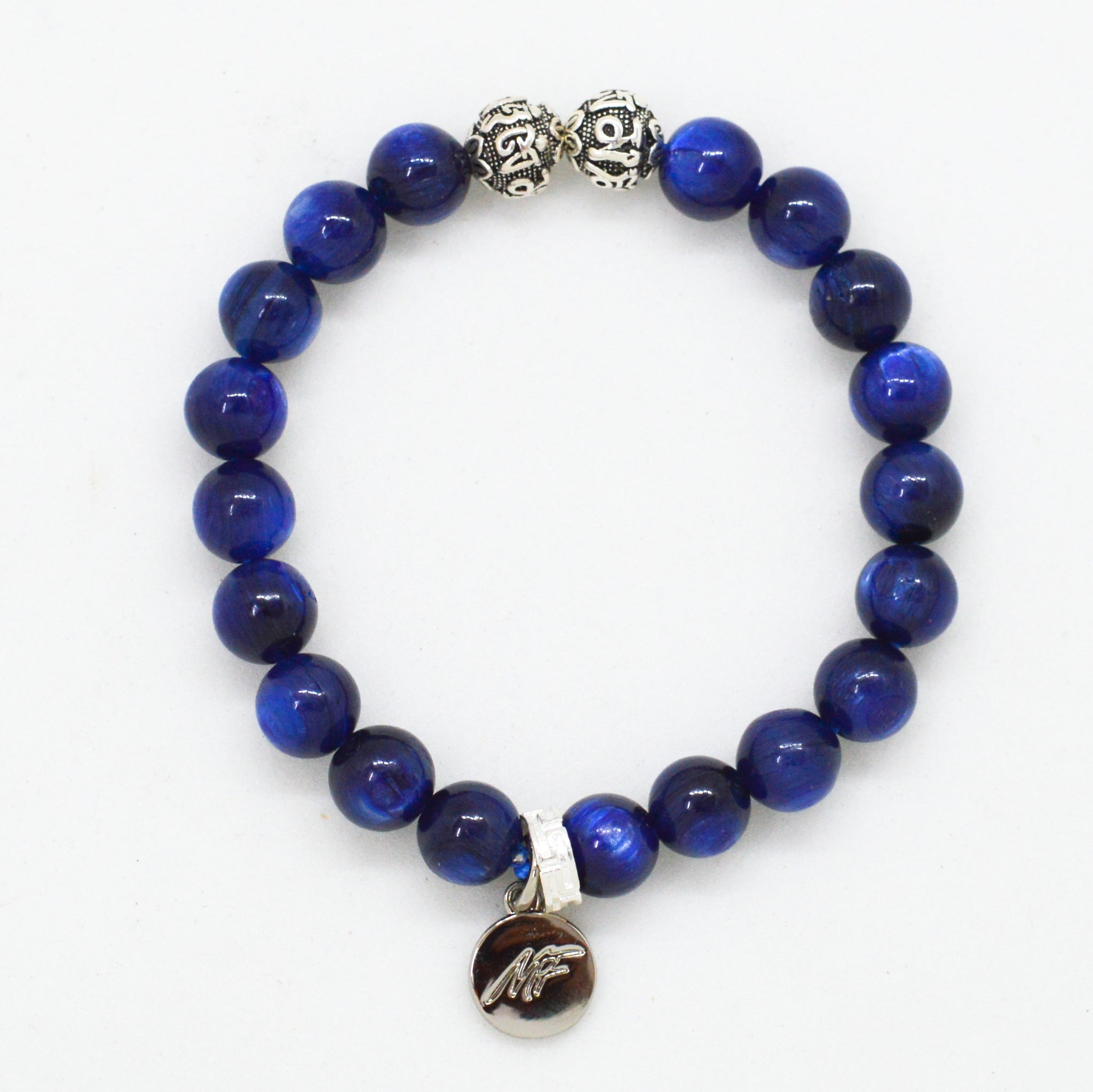 Amethyst & Lapis Lazuli Round Bead Bracelet 6mm – The Healing Pear