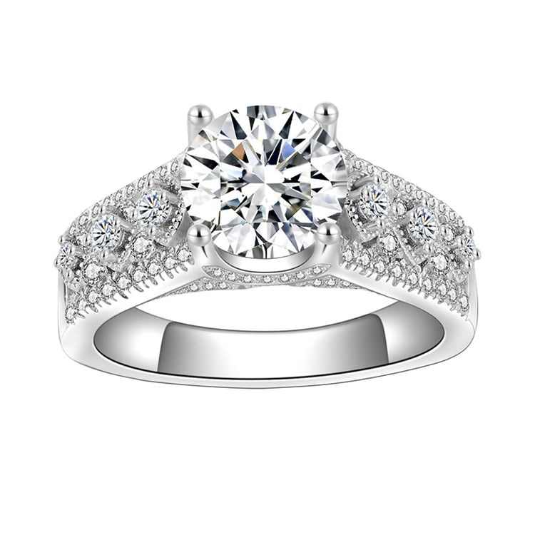 Dazzle Eternity Solitaire (2 ct)  Zircon Silver Ring