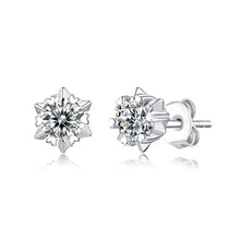 Load image into Gallery viewer, Milano Solitaire MOISSANITE Queens Earrings
