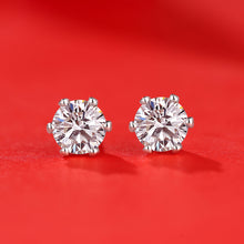 Load image into Gallery viewer, Barcelona Solitaire MOISSANITE Queens Earrings
